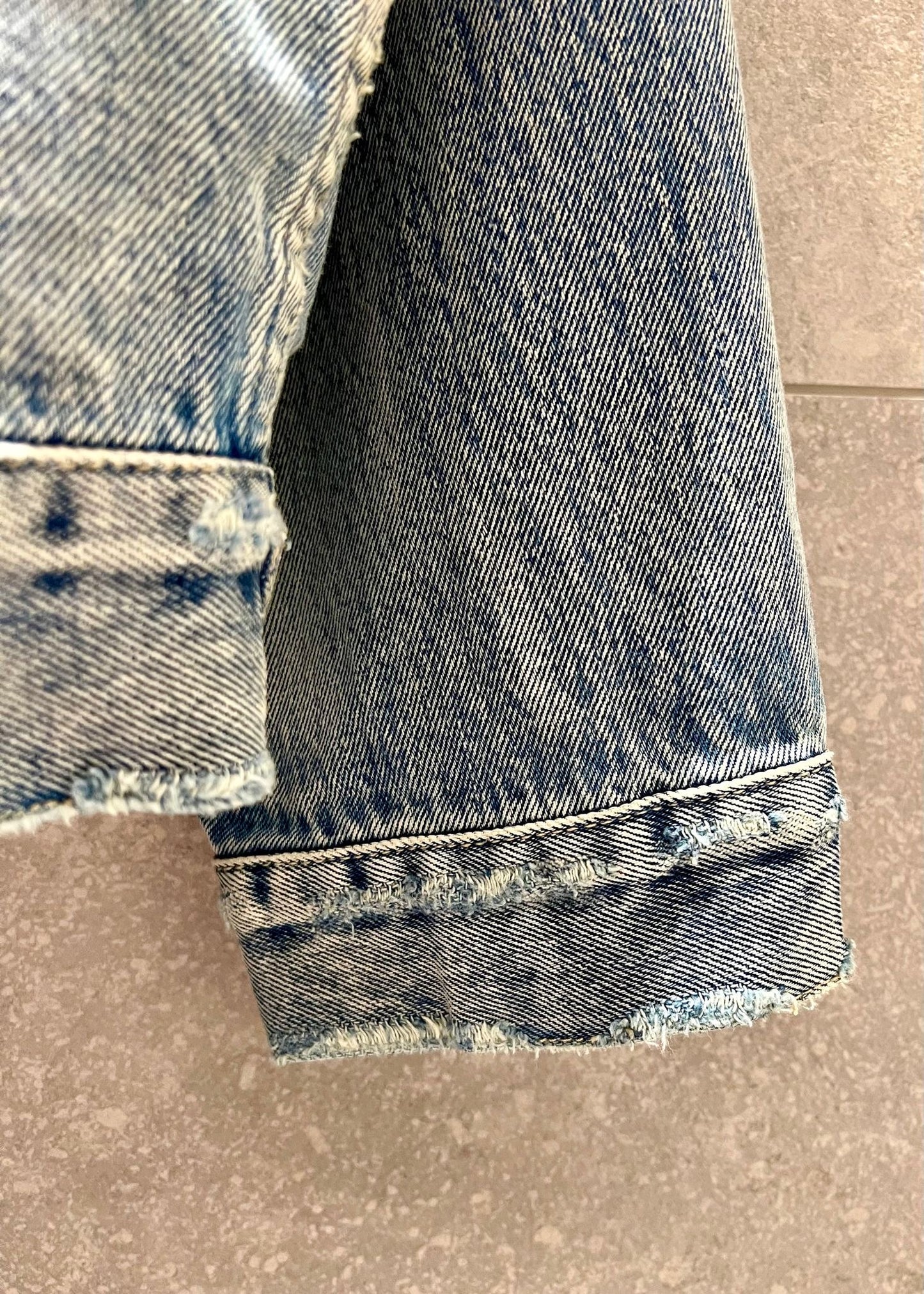 Balenciaga Embroidered Denim Jacket