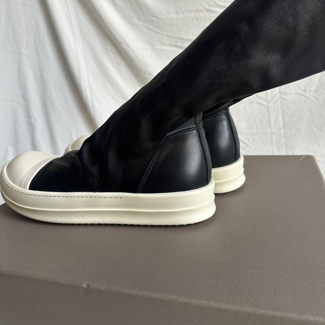 RICK OWENS Mid-High Sock Sneakers