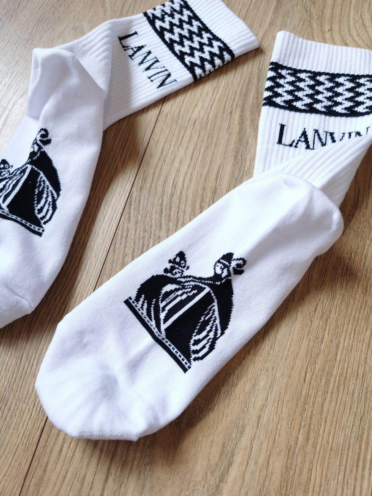LANVIN Sports Logo Socks