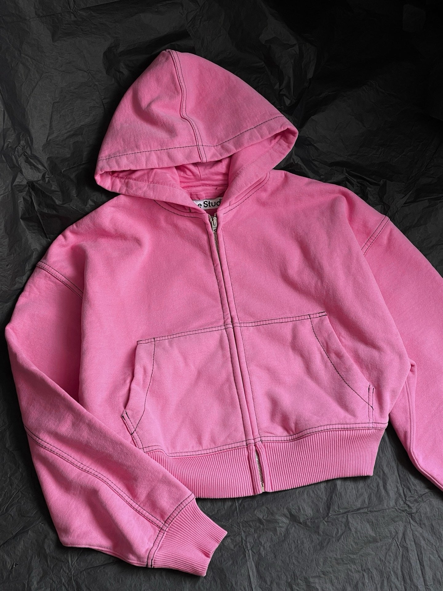 Acne Studios Hooded Zip-Up Sweater