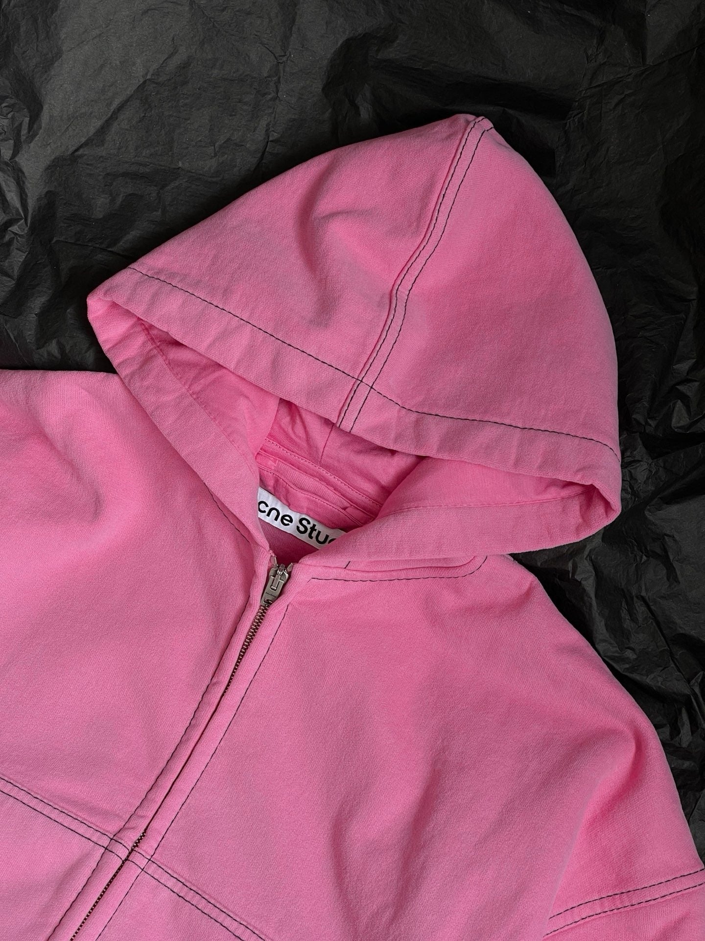Acne Studios Hooded Zip-Up Sweater