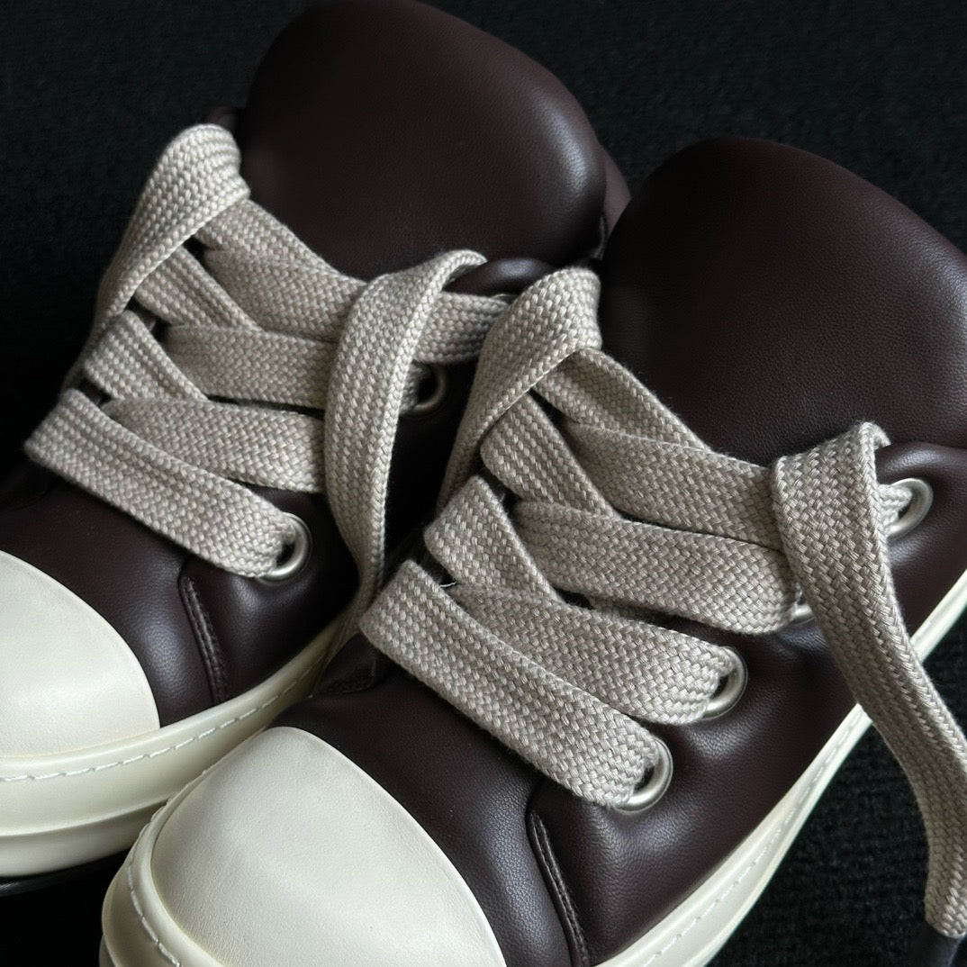 Rick Owens Jumbo Lace Sneakers in Amethyst purple
