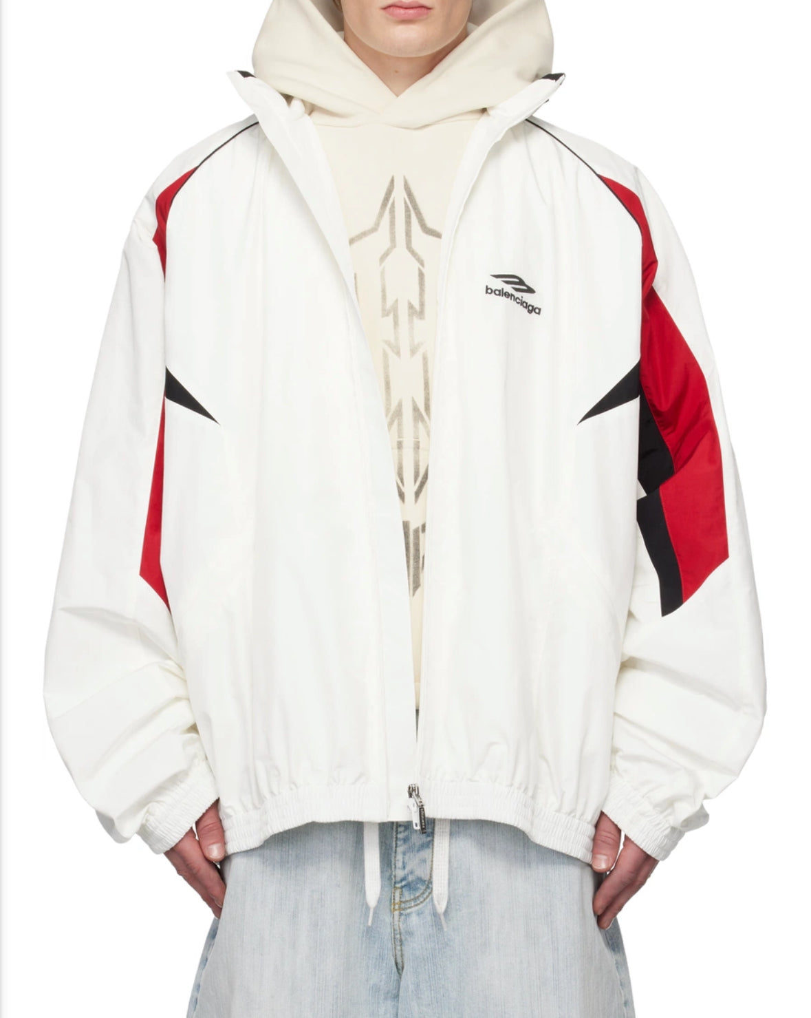 Balenciaga Techno Poplin Tracksuit Jacket