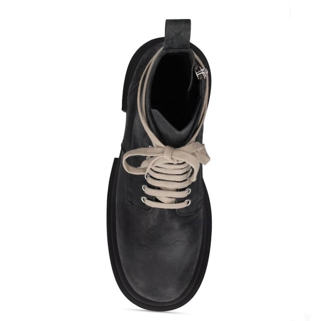 Rick Owens Leather Boots