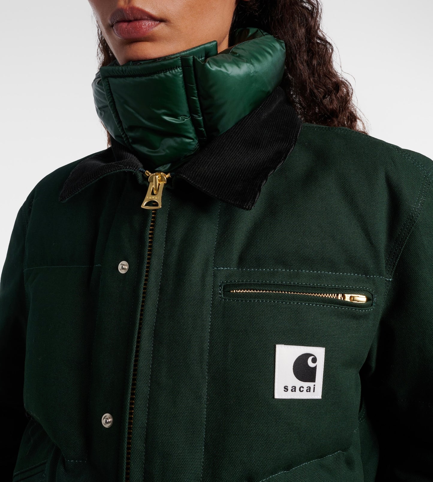 SACAI x Carhartt WIP Washed Duck Down Puffer Jacket