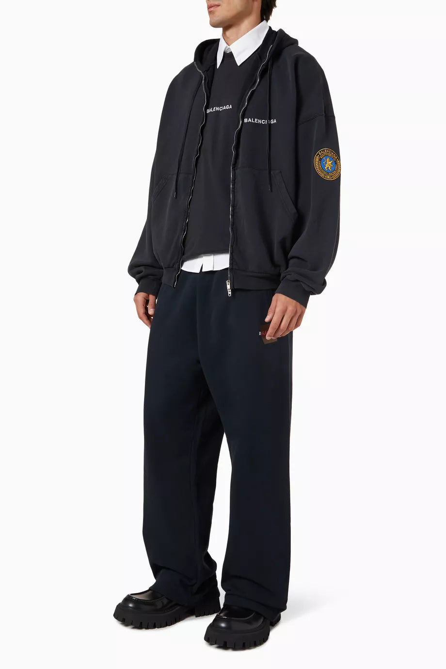 Balenciaga Uniform Patch Hoodie