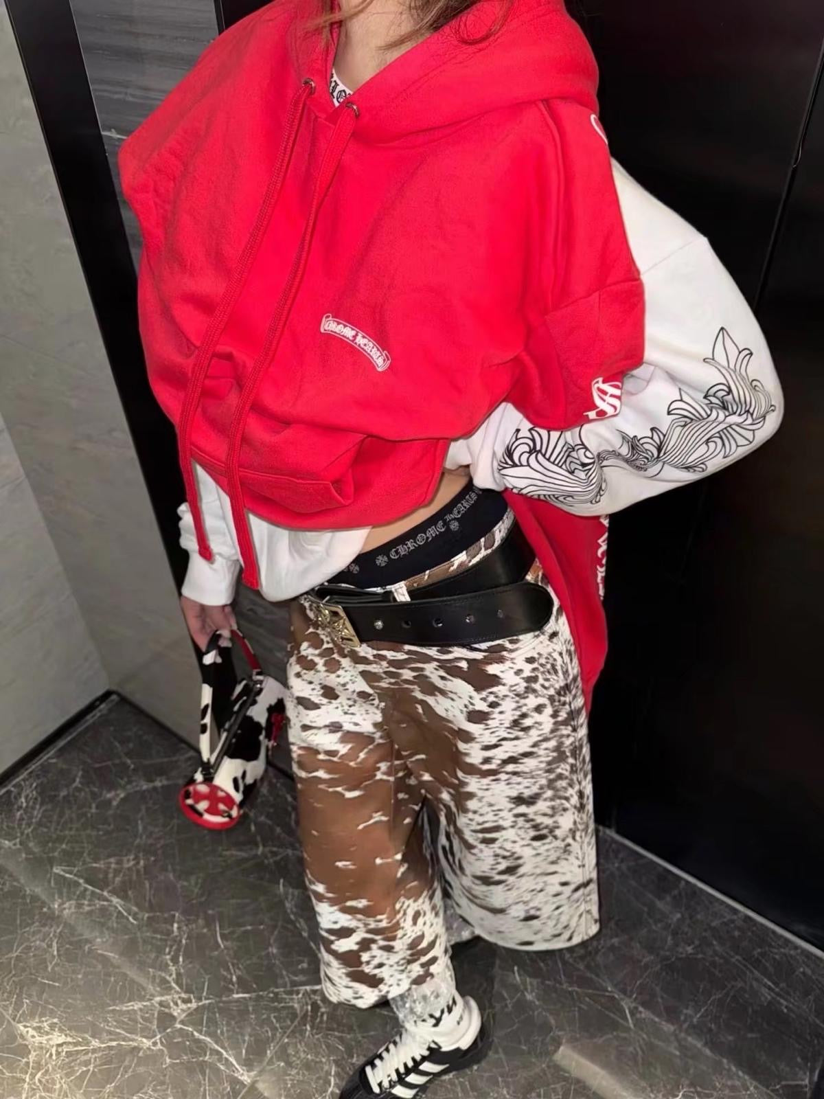 Chrome Hearts Scroll Logo Hoodie