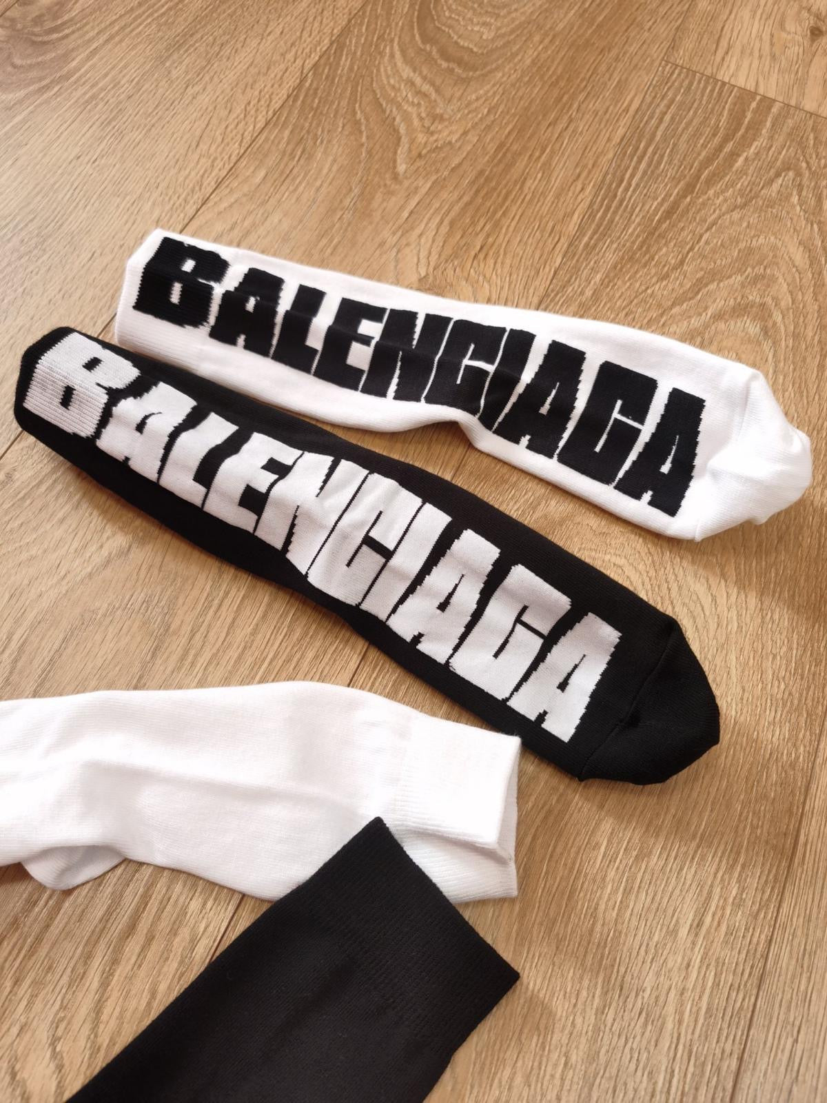 Balenciaga Logo Socks
