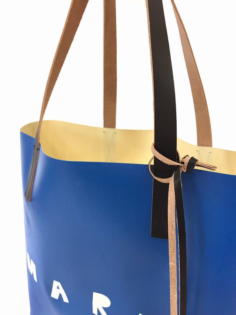 MARNI PVC Blue & Yellow Tote Bag