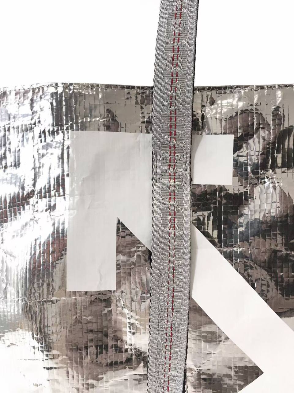 OFF-WHITE Metallic Tote Bag