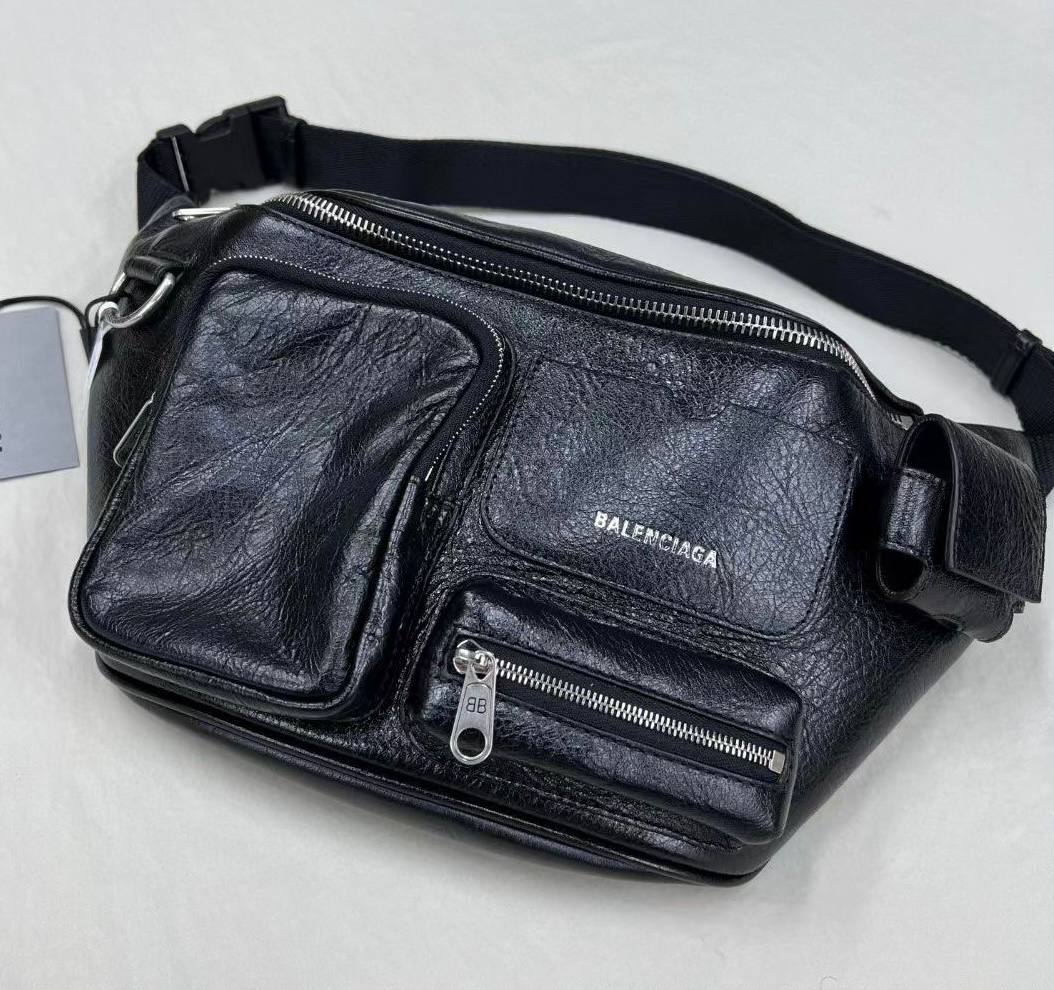 BALENCIAGA Super Busy Branded Fanny Pack