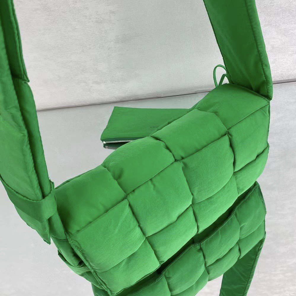 BOTTEGA VENETA Padded Tech Cassette Messenger Bag