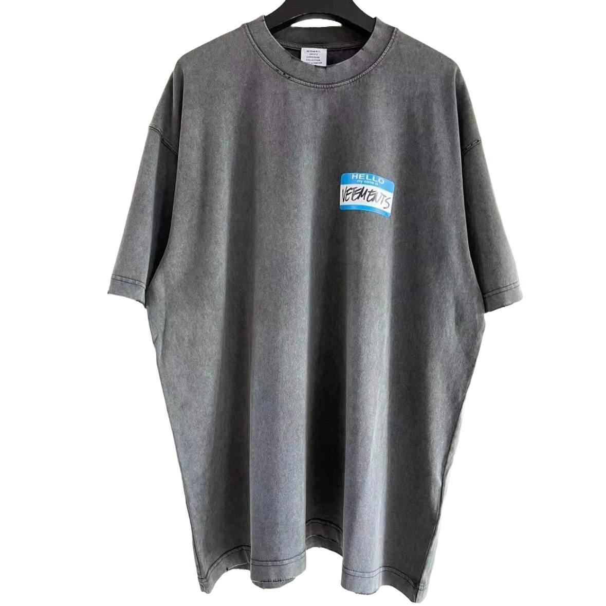 VETEMENTS My Name Is Vetements Faded T-Shirt