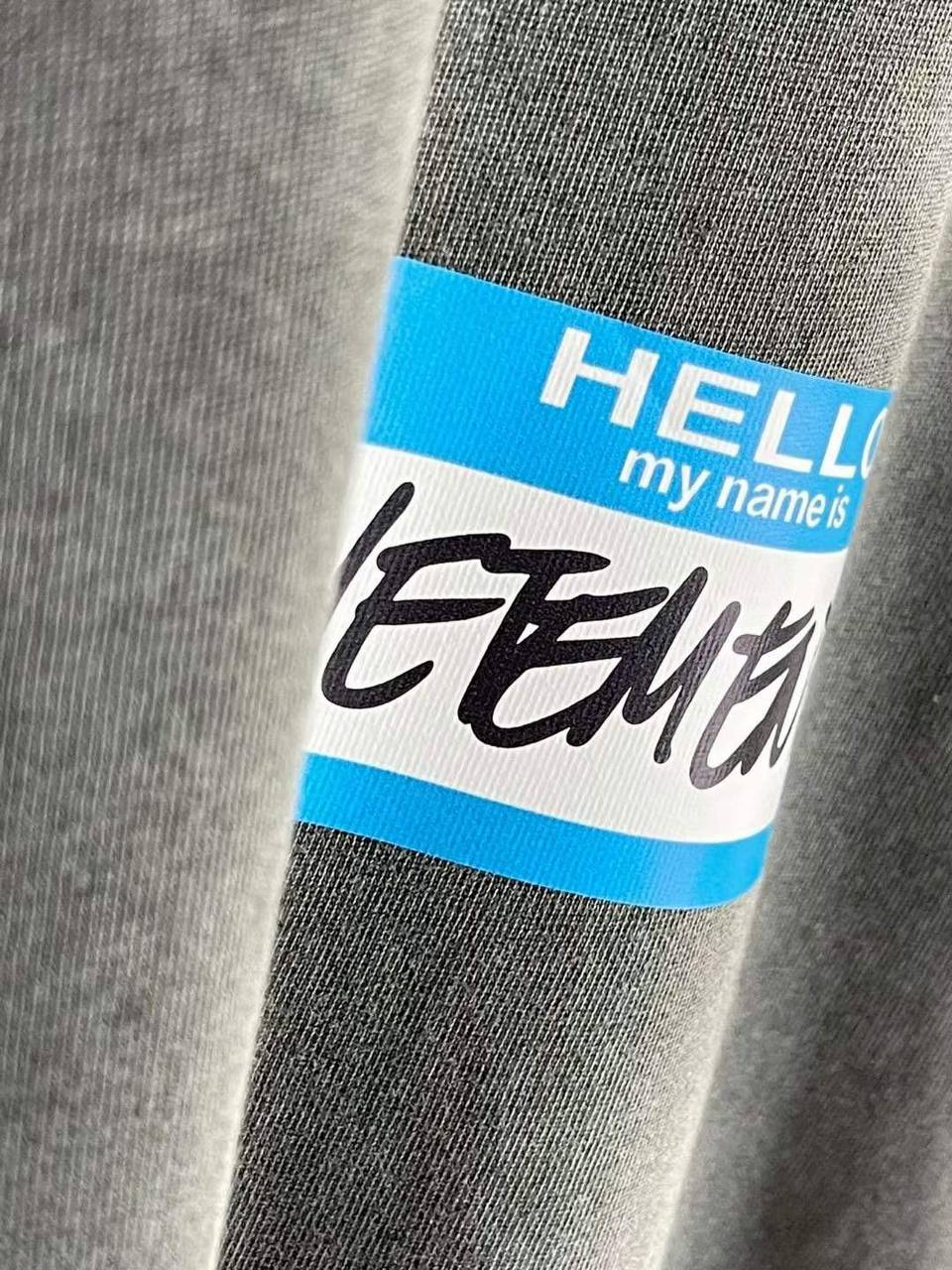 VETEMENTS My Name Is Vetements Faded T-Shirt