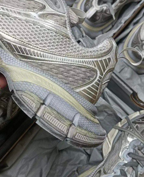 BALENCIAGA 3XL Distressed-Mesh Sneakers