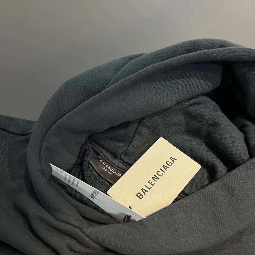 BALENCIAGA Nw Logo Print Hoodie SPRING24