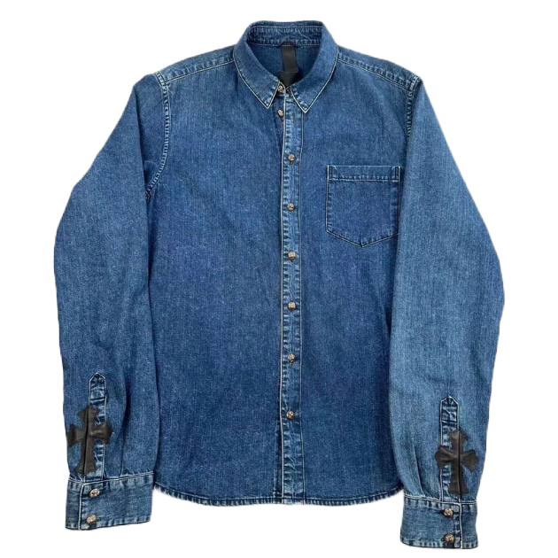 CHROME HEARTS Denim Button Up Shirt