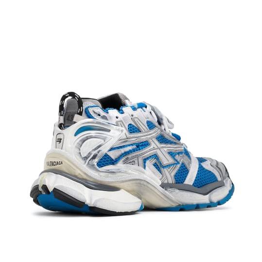 BALENCIAGA Runner Mesh Panelled Trainers In Blue