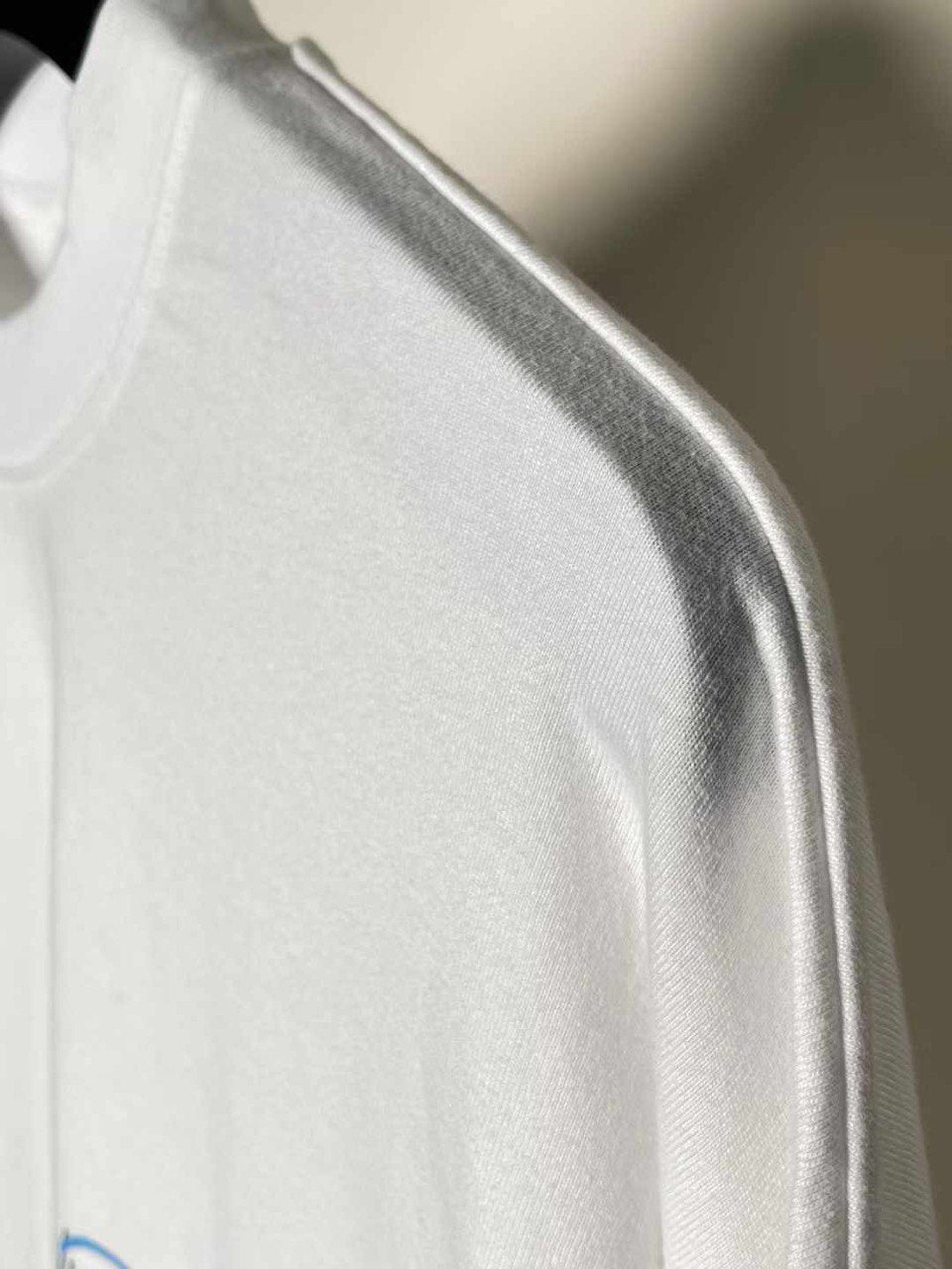 VETEMENTS Oversized Logo Print Cotton Jersey T-Shirt White