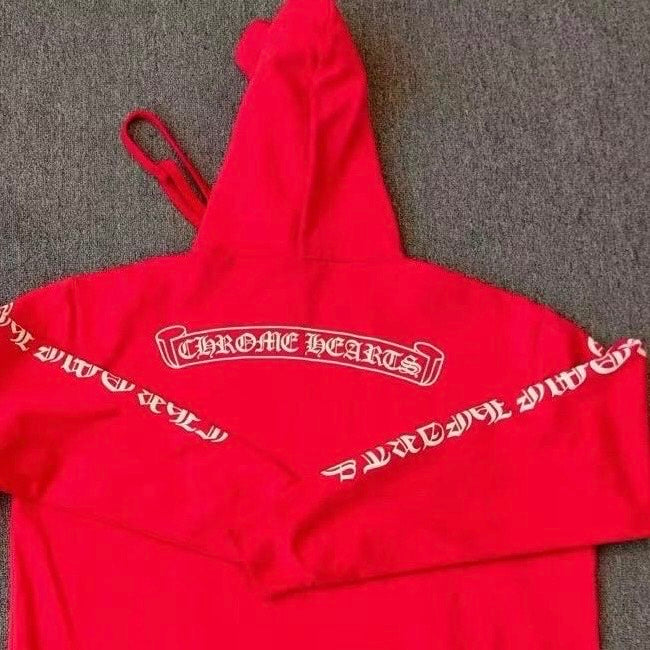Chrome Hearts Scroll Logo Hoodie