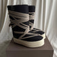 RICK OWENS Black Moncler Edition Big Rocks Boots