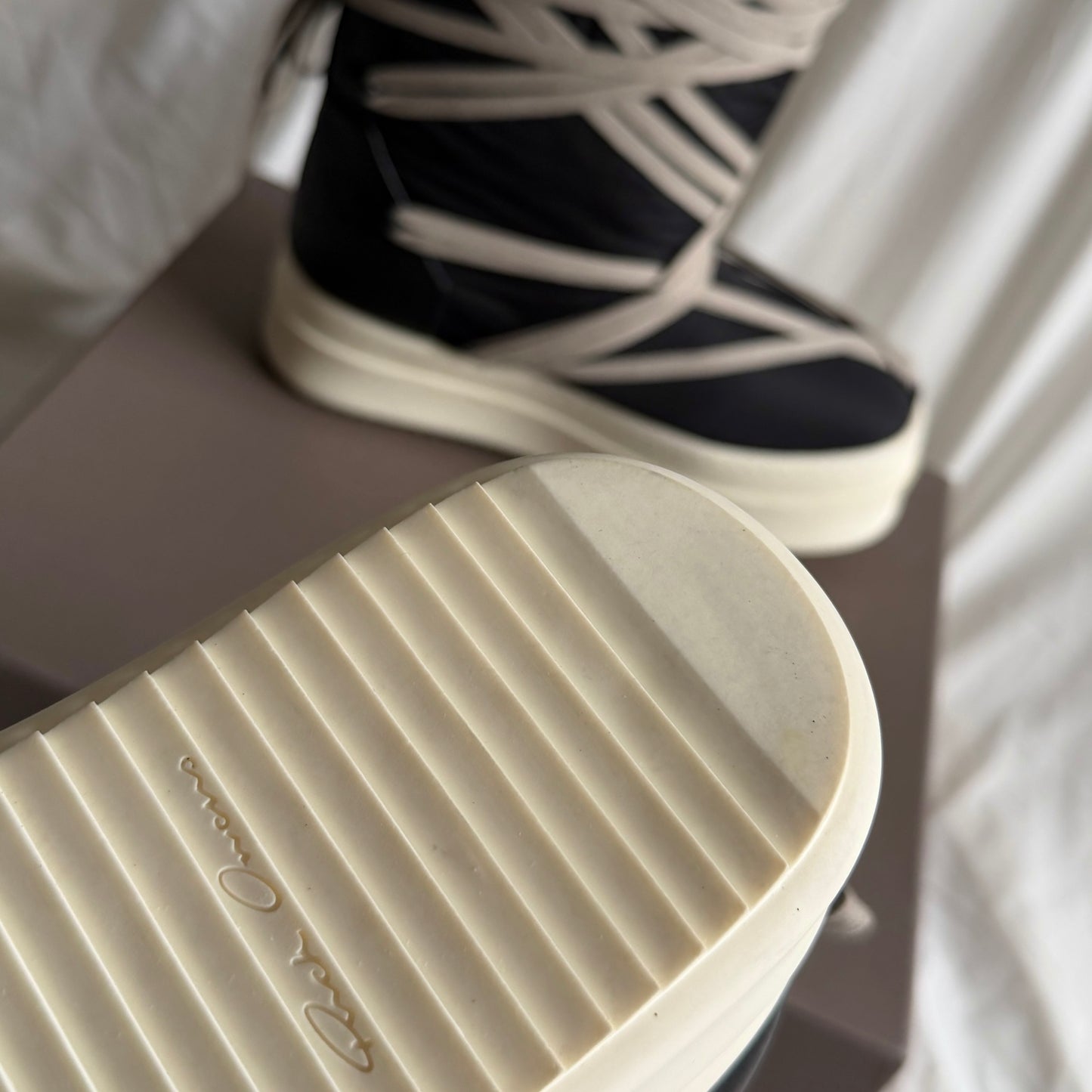 RICK OWENS Black Moncler Edition Big Rocks Boots