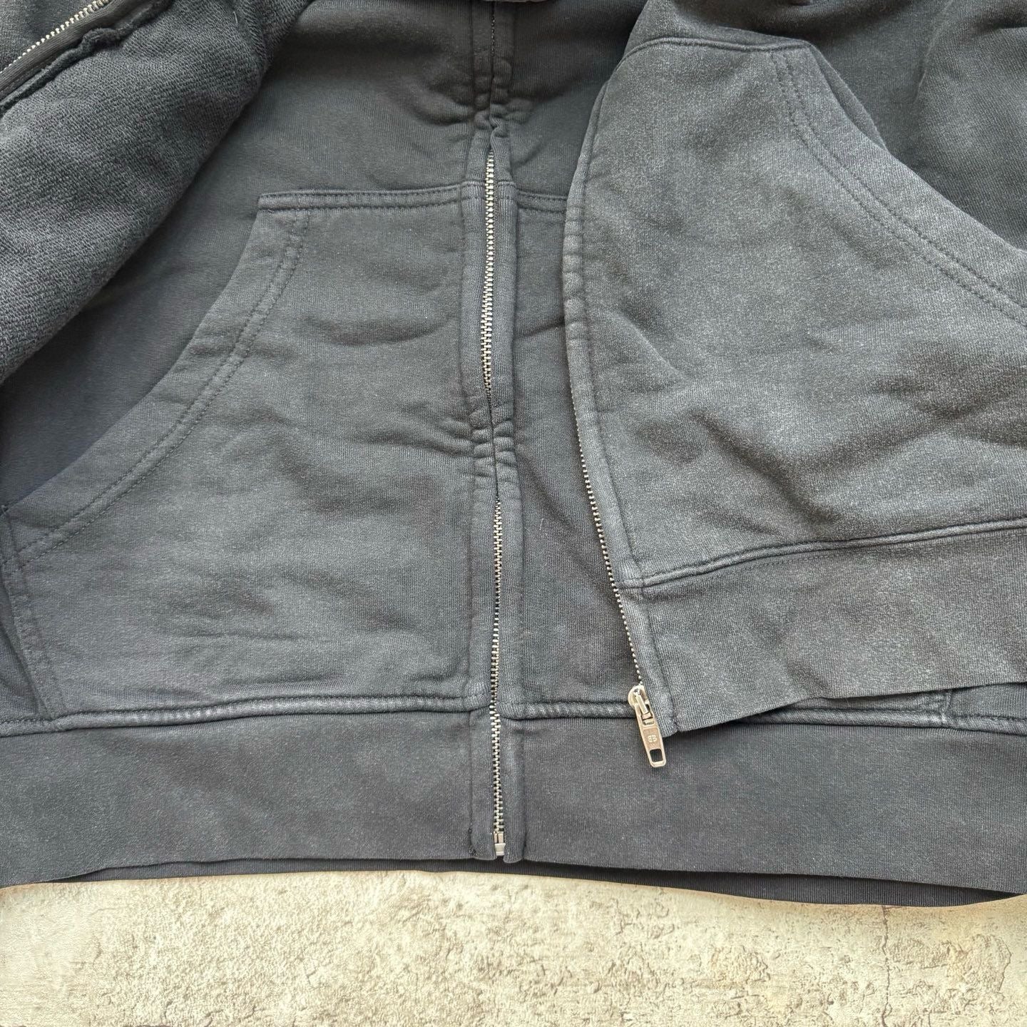 Balenciaga Layered Zip-Up Hoodie