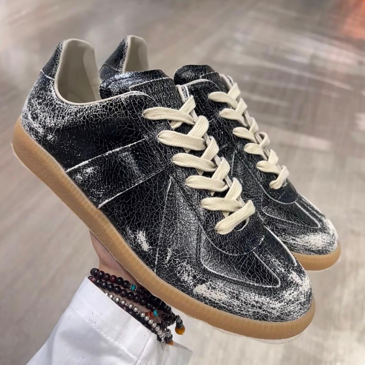 Maison Margiela Replica Distressed Sneakers