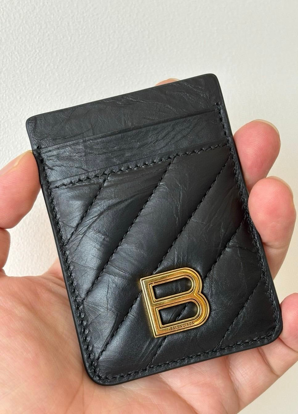 Balenciaga Crush Magnet Card Holder