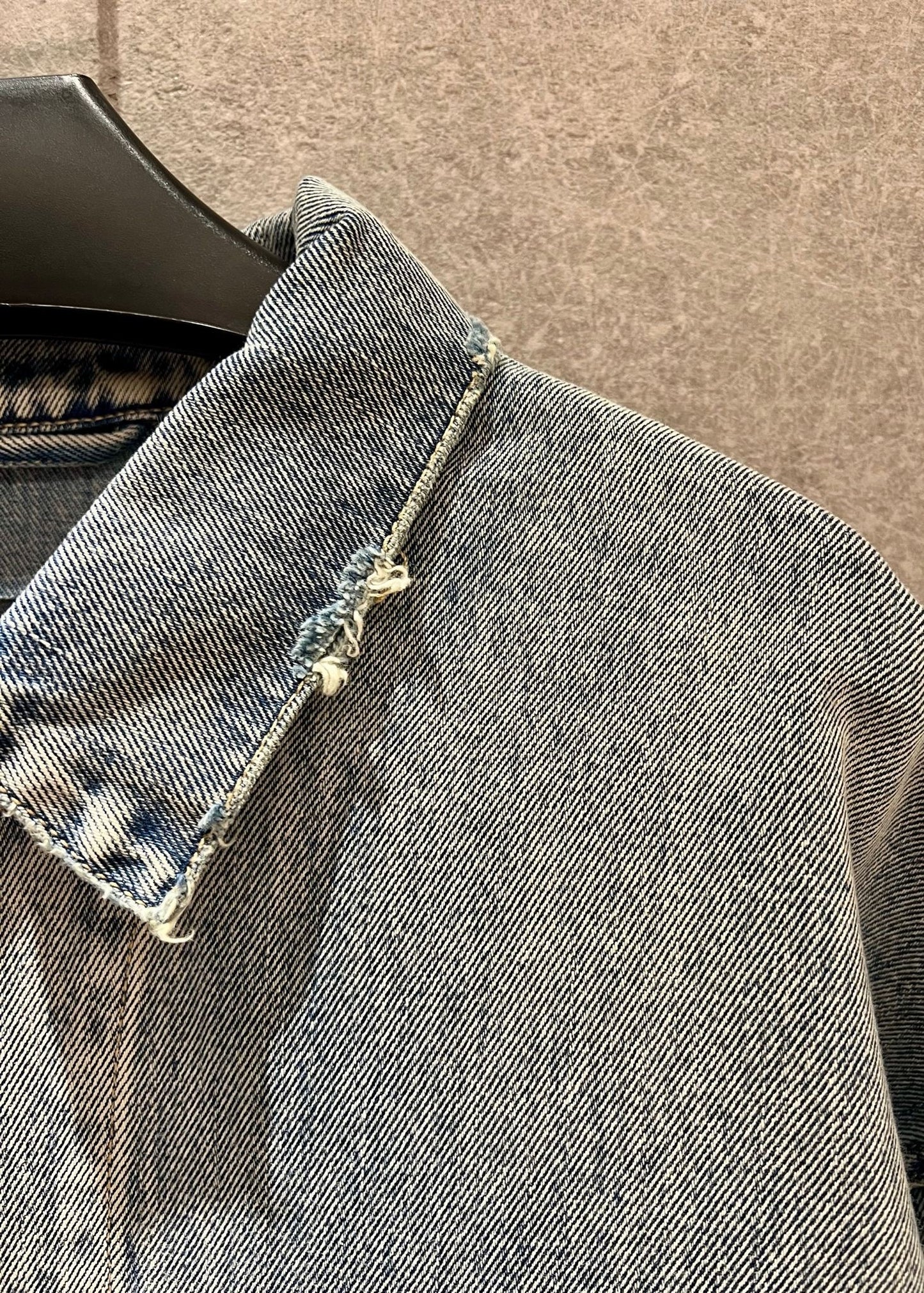 Balenciaga Embroidered Denim Jacket