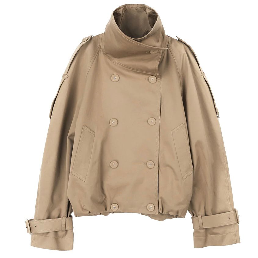 ACNE STUDIOS Oriso Double-Breasted Twill Trench Jacket