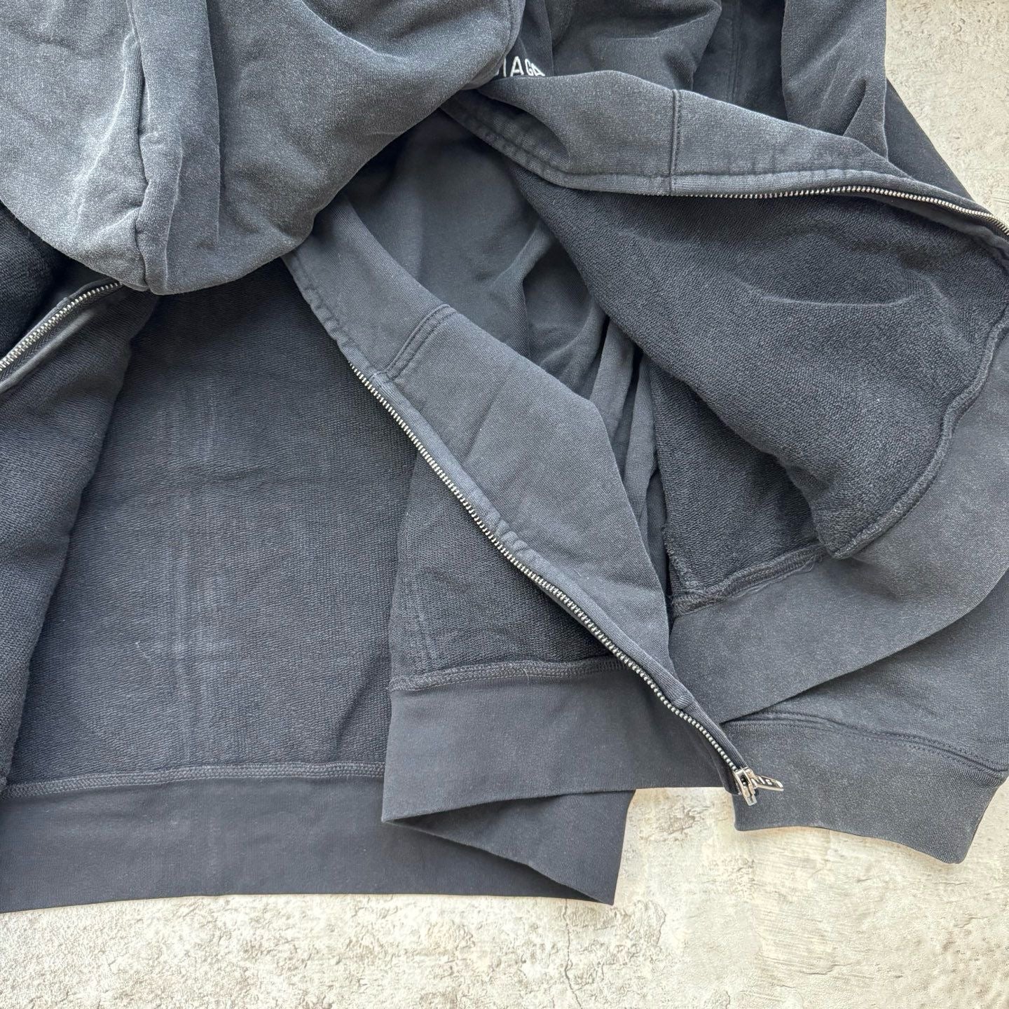 Balenciaga Layered Zip-Up Hoodie