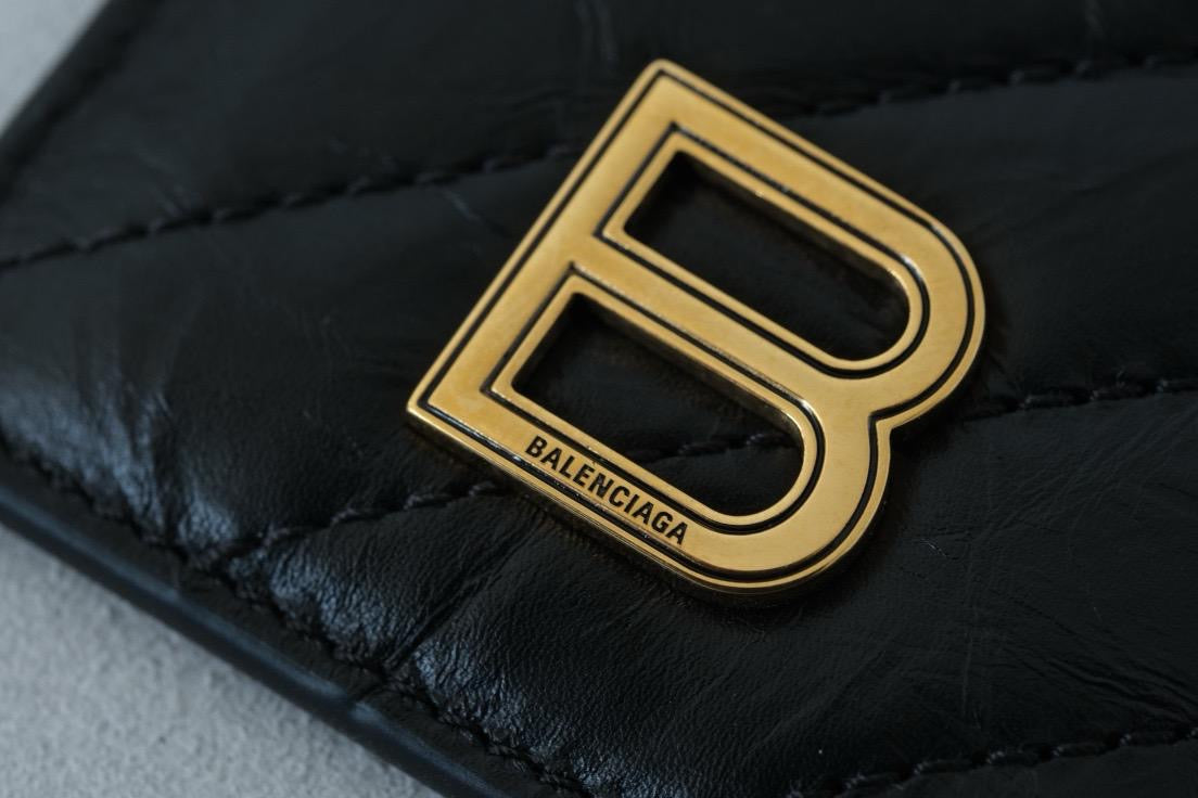 Balenciaga Crush Magnet Card Holder