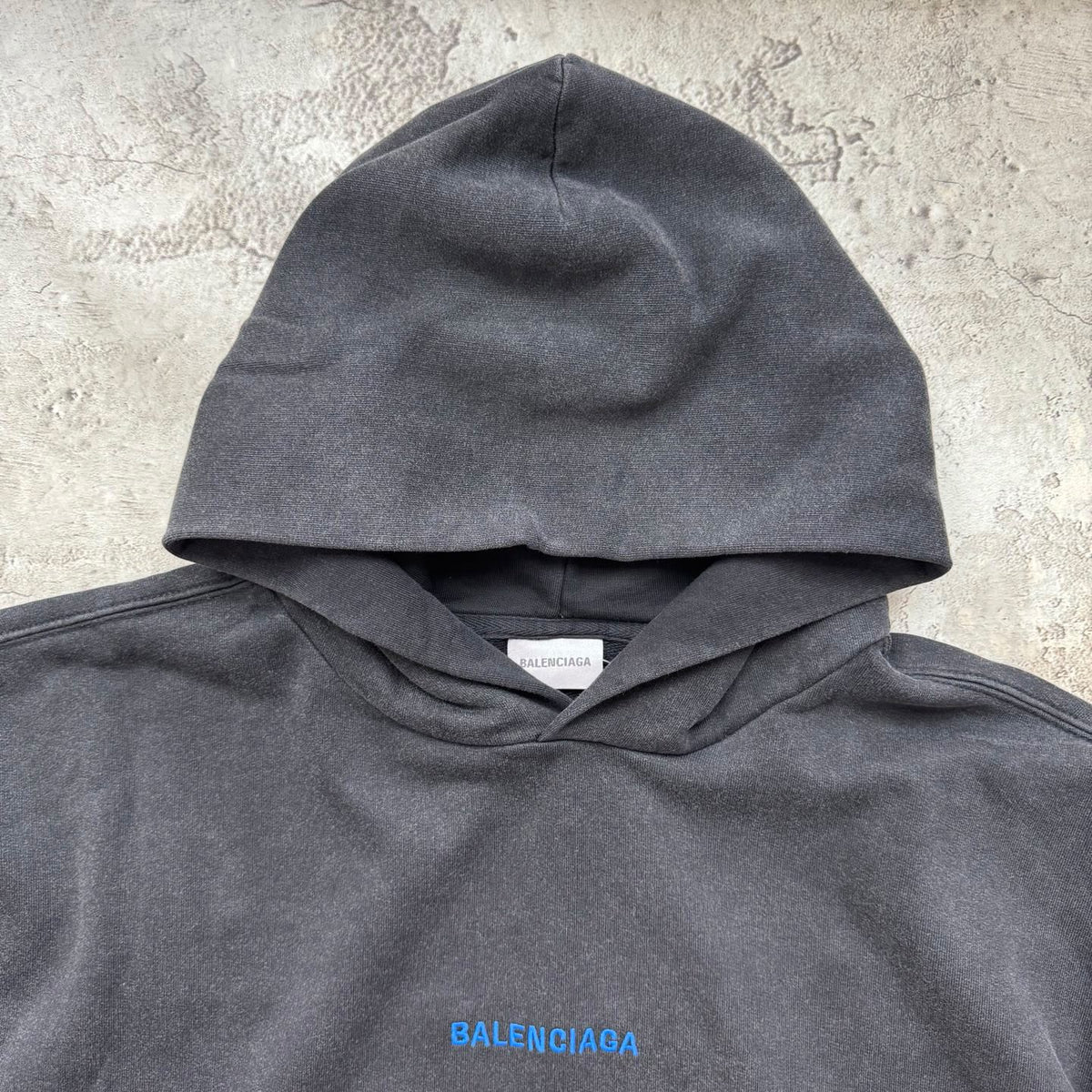 Balenciaga Logo Hooded Sweatshirt
