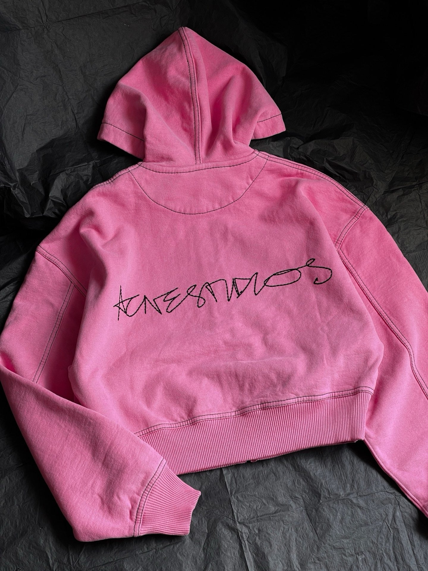 Acne Studios Hooded Zip-Up Sweater
