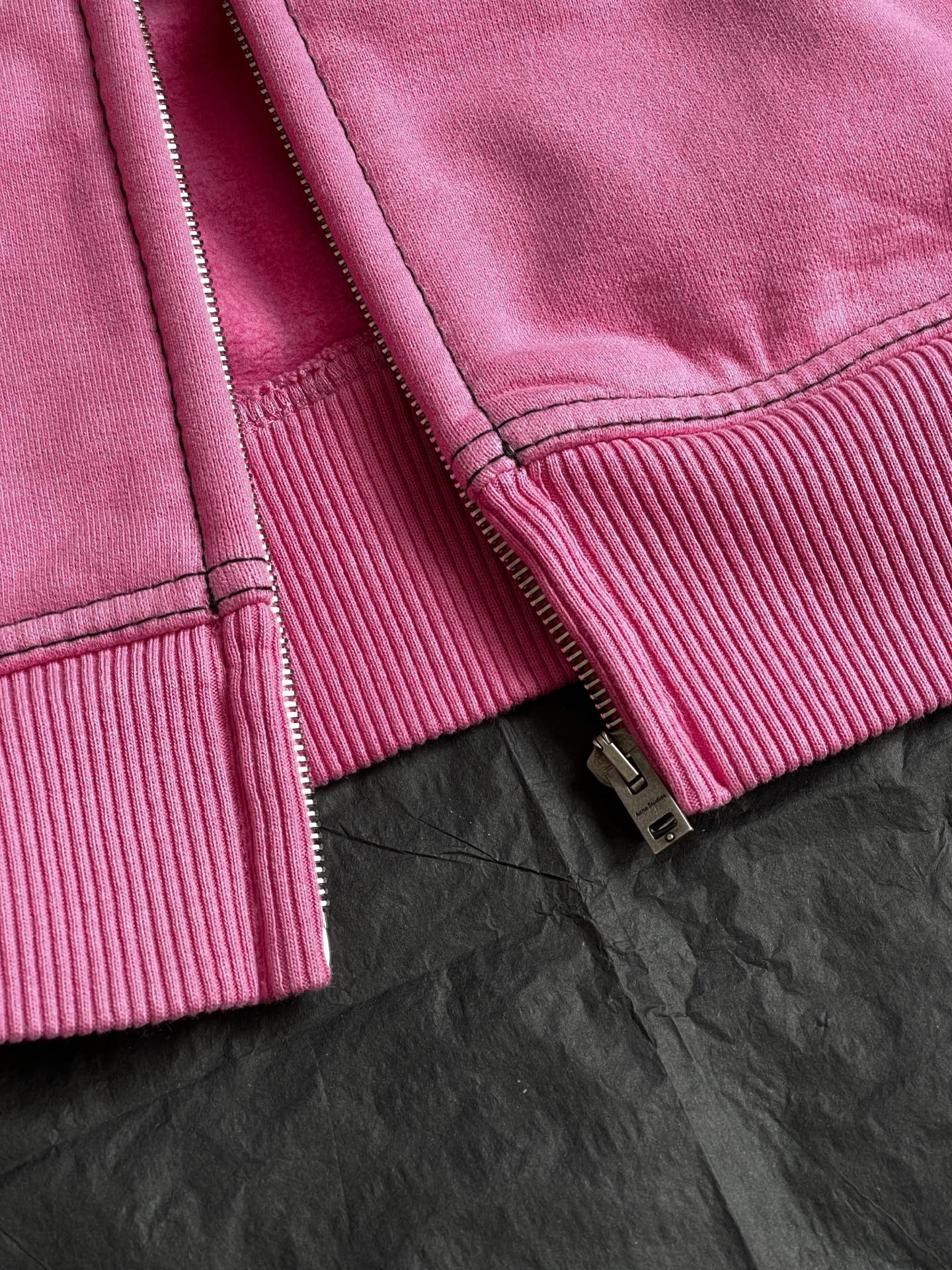 Acne Studios Hooded Zip-Up Sweater