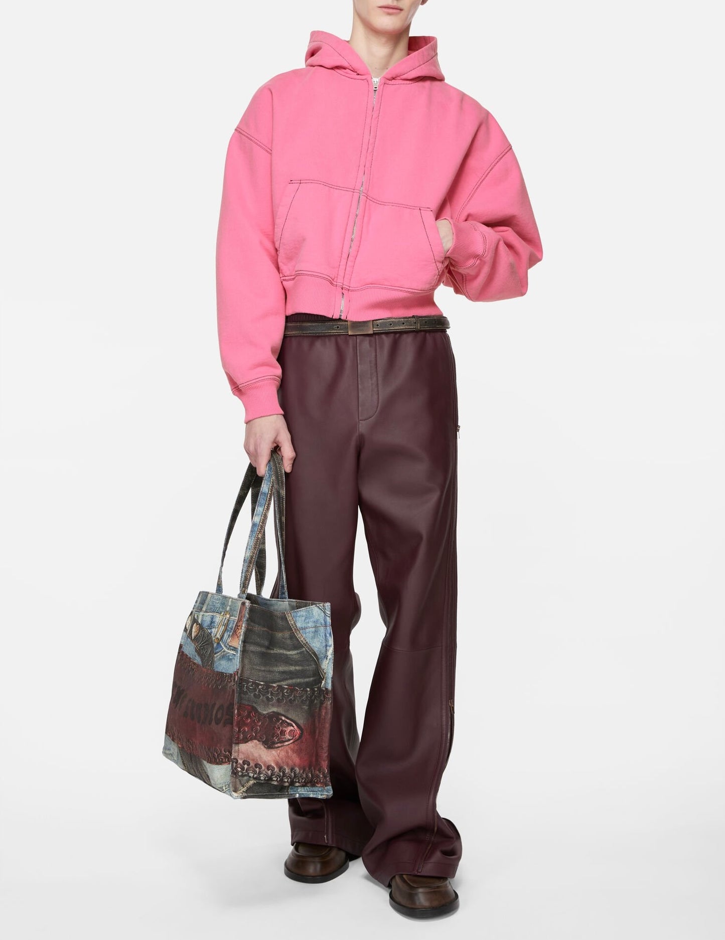 Acne Studios Hooded Zip-Up Sweater