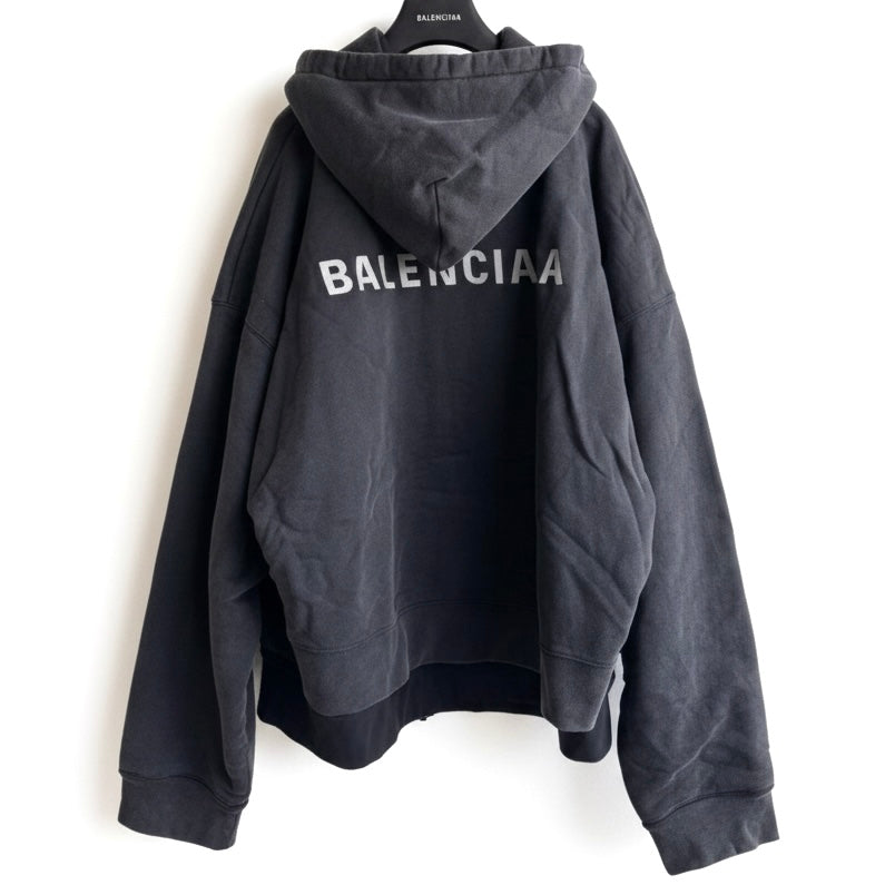 Balenciaga Layered Zip-Up Hoodie