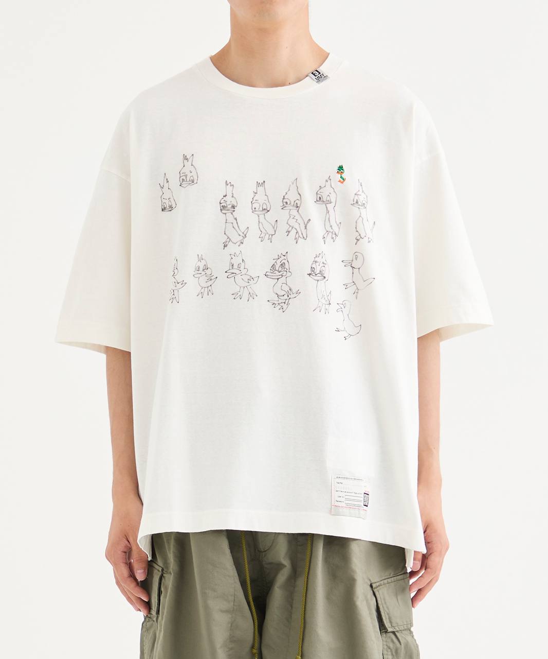 MAISON MIHARA YASUHIRO Duck Printed Cotton T-shirt