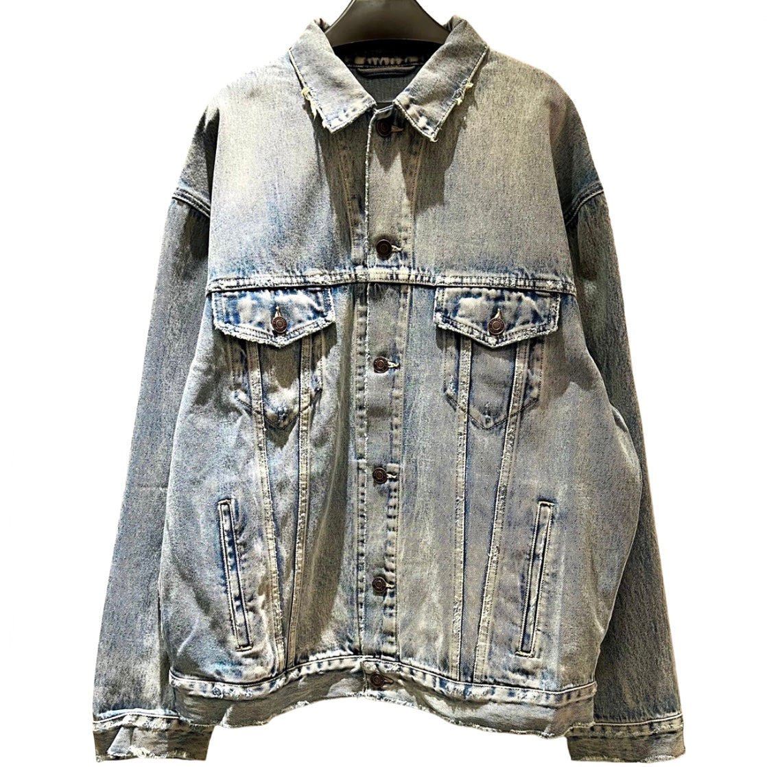 Balenciaga Embroidered Denim Jacket