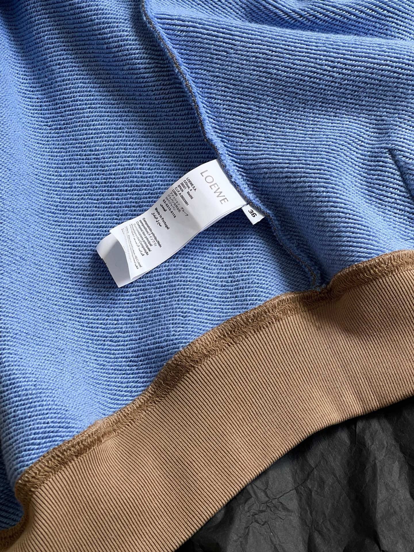 LOEWE Logo-Embroidered Cotton-Jersey Hoodie