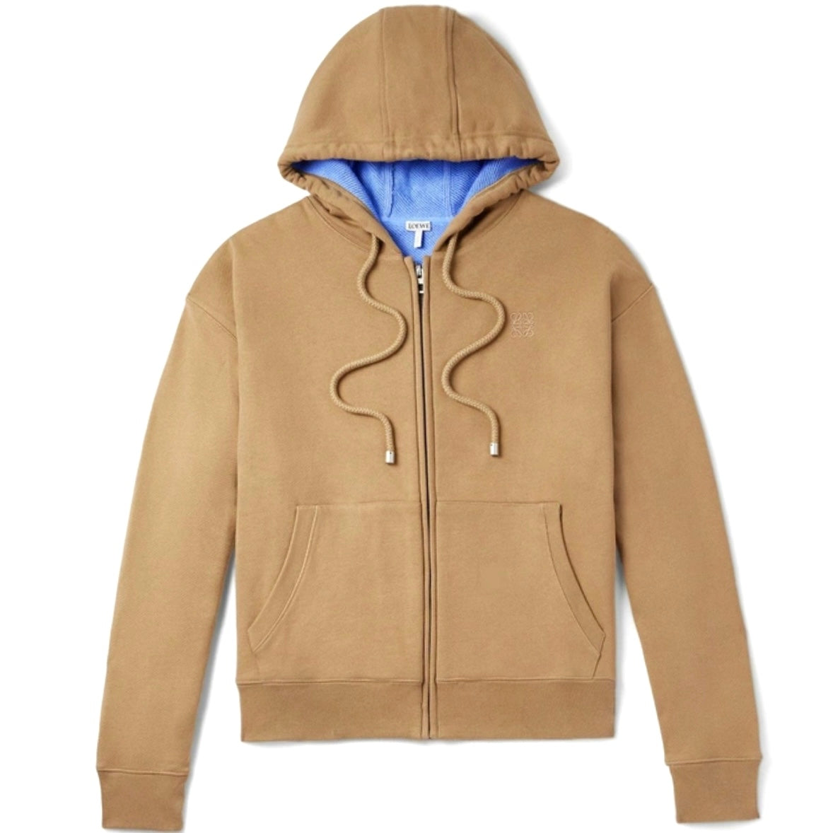 LOEWE Logo-Embroidered Cotton-Jersey Hoodie