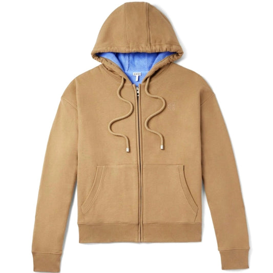 LOEWE Logo-Embroidered Cotton-Jersey Hoodie