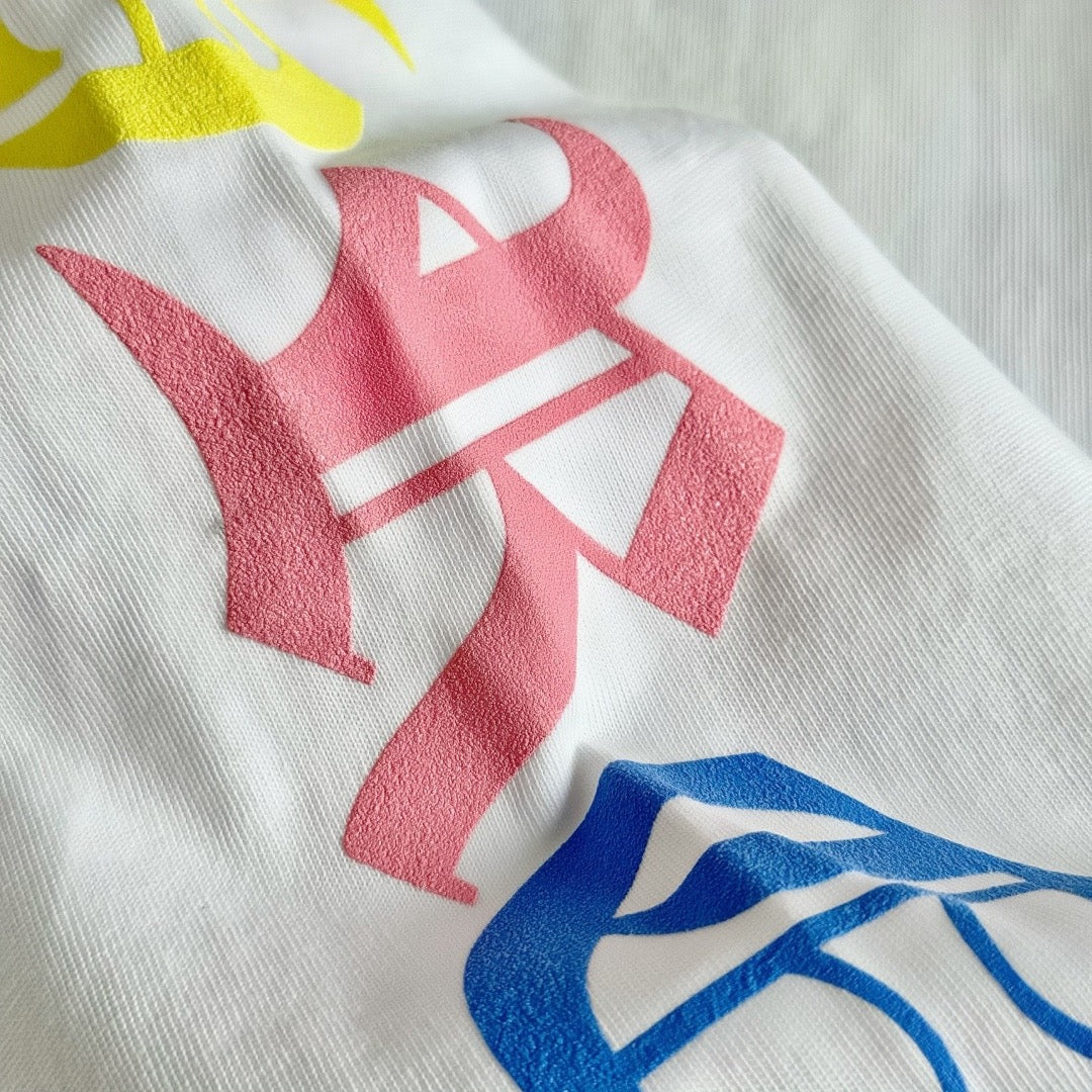 CHROME HEARTS Multicolor Cross Long Sleeve T-Shirt