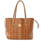 MCM Visetos Medium Shopper Tote Bag