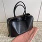 MIU MIU Black Top-Handle Leather Bag