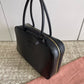MIU MIU Black Top-Handle Leather Bag