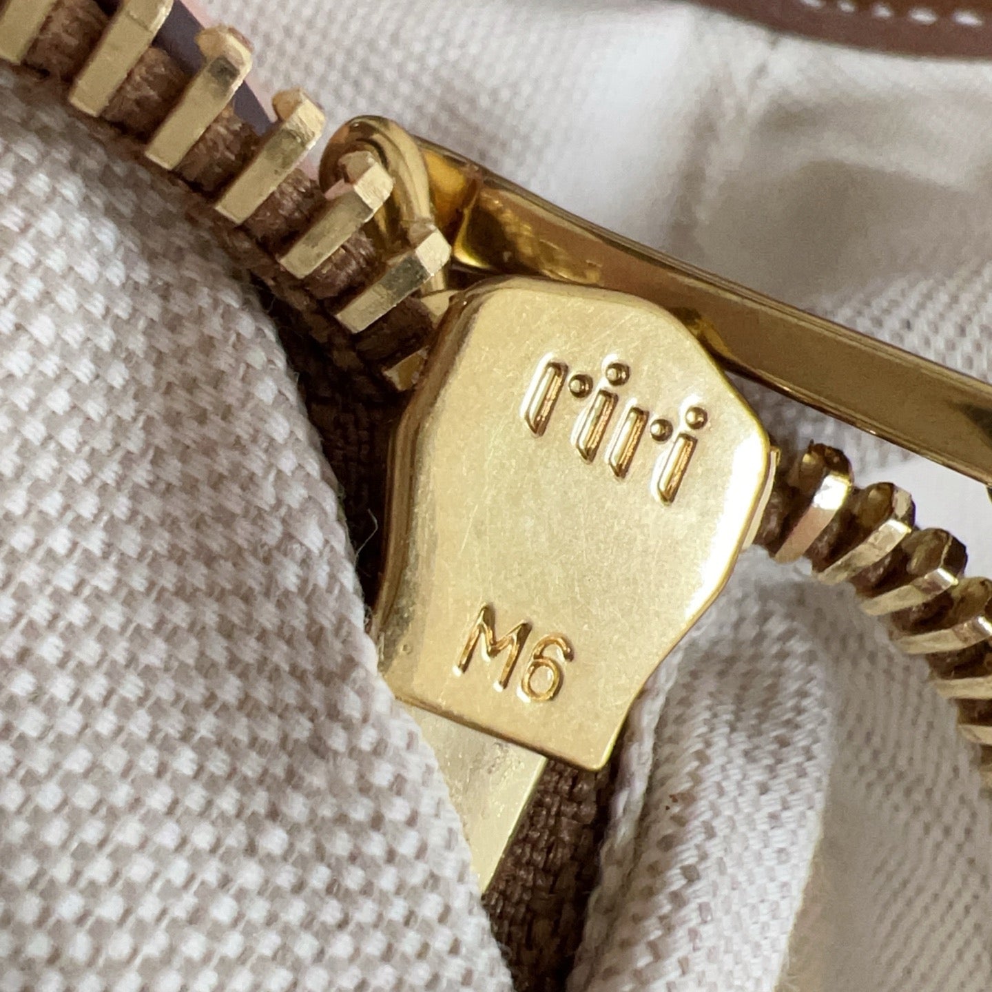 Miu Miu Ivy Canvas and Leather Tote Bag