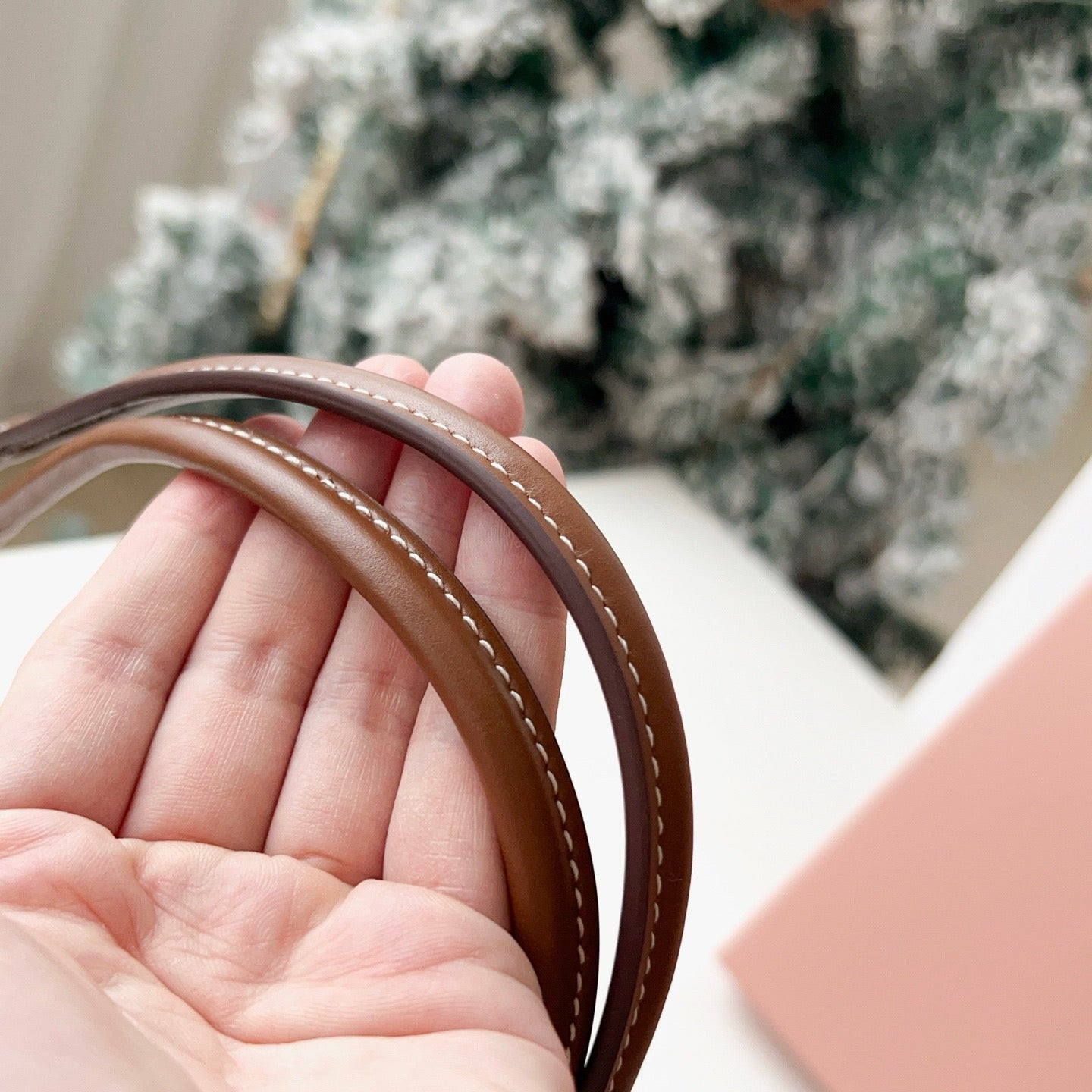 Miu Miu Ivy Canvas and Leather Tote Bag