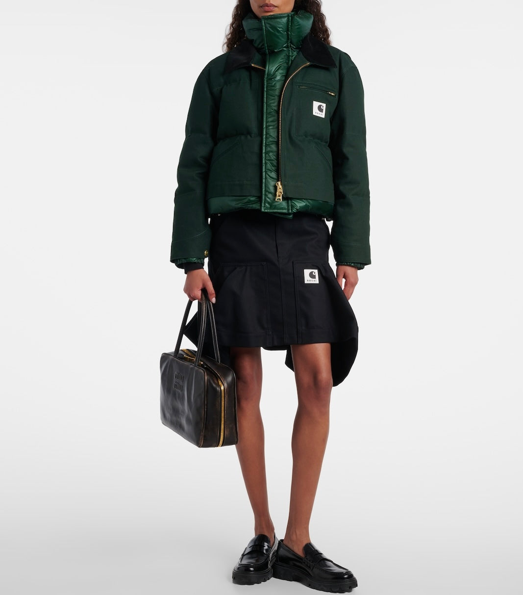 SACAI x Carhartt WIP Washed Duck Down Puffer Jacket